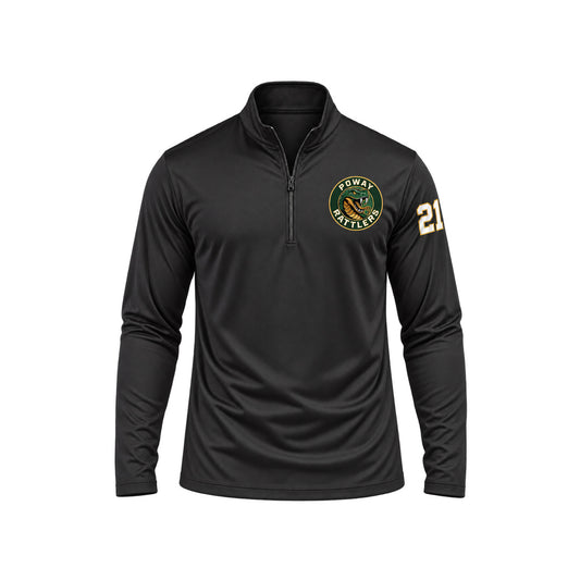 Poway Rattlers black quarter zip